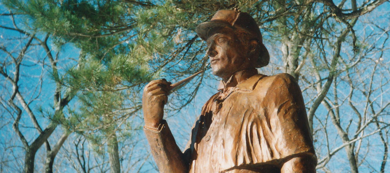 Sherlock Holmes stature in Karuizawa, Japan